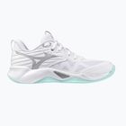 Női röplabda cipő Mizuno Wave Momentum Pro fehér/kék színű
