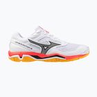 Mizuno Wave Phantom 3 kézilabda cipő fehér/tüzes korall 2/citrus