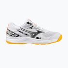 Mizuno Stealth Star 3 fehér/tüzes korall 2/citrus gyermek cipő