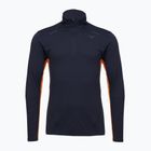 Férfi futó hosszú ujjú felső Mizuno Tech Thermal Charge Half Zip baritone blue