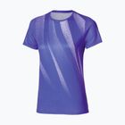 Női futópóló Mizuno Core Graphic Tee iris bloom Mizuno Core Graphic Tee iris bloom