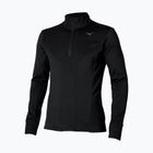 Férfi Mizuno Active Warm Half Zip futó hosszú ujjú fekete