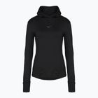 Női futó pulóver Mizuno Active Warm Hooded black