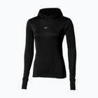 Női futó pulóver Mizuno Active Warm Hooded black