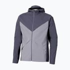 Férfi futódzseki Mizuno Tech Thermal Charge Hooded quiksilver