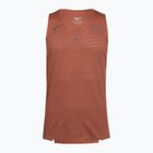 Férfi futópóló Mizuno Tech Light Tank copper brown