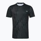 Férfi futópóló Mizuno Core Graphic Tee black/gray