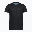 Férfi futópóló Mizuno Trail Graphic Tee black