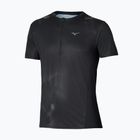 Férfi futópóló Mizuno Trail Graphic Tee black