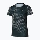 Női futópóló Mizuno Core Graphic Tee black/gray