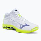 Röplabdacipő Mizuno Wave Lightning Pro Mid white/lightning yellow/dazzling blue