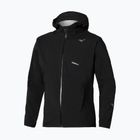 Férfi futódzseki Mizuno Trail Waterproof 20K Hooded black