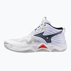 Röplabdacipő Mizuno Wave Momentum Elite Mid white/black/fiery red