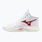Női röplabdacipő Mizuno Wave Momentum Pro Mid white/rose elegance/lava falls