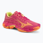 Röplabda cipő Mizuno Wave Lightning Elite pink tetra/fortune yellow/ligh