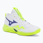 Röplabdacipő Mizuno Wave Momentum Pro Mid white/lightning yellow/dazzling blue