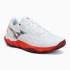 Férfi teniszcipő Mizuno Wave Enforce Court CC fiery red/white/sun-dried tomato