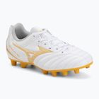 Gyerek focicipő Mizuno Monarcida Neo III Select FG white/mp gold