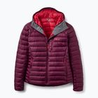 Női pehelykabát Rab Microlight Alpine Hoody mulberry