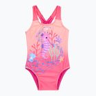 Gyerek egyberészes fürdőruha Speedo Digital Printed bloominous pink/cupid coral