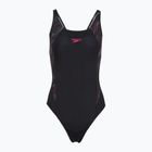 Női egyrészes fürdőruha Speedo HyperBoom Splice Muscleback black/electric pink