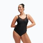 Speedo Shaping Mesh Detail egyrészes fürdőruha Fekete