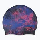 gyermek úszósapka Speedo Reversible Slogan Junior starburst true cobalt/flare pink
