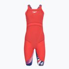 Úszóruha Speedo Fastskin LZR Ignite Kneeskin flame red/bolt/white
