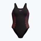 Női egyrészes fürdőruha Speedo Placement Muscleback neon violet