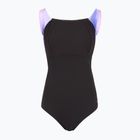 Női egyrészes fürdőruha Speedo Shaping LunaLustre Printed neon violet