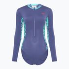Speedo női egyrészes fürdőruha hosszú ujjú panel hapuna kék