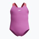 Gyermek egyrészes úszódressz Speedo Learn To Swim Medalist neon ibolya