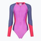 Speedo Colour Block női egyrészes fürdőruha neonlila