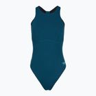 Női egyrészes fürdőruha Speedo Racer Zip with Built in Swim Bra dark teal