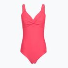 Női egyrészes fürdőruha Speedo Shaping Cross Knot raspberry fill/vermilion/punch