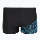 Férfi úszónadrág Speedo Medley Logo Aquashort black/picton blue