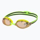Speedo Vanquisher 3.0 Mirrored hiper sárga/szürke/ablaze tükrös úszószemüveg