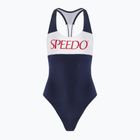 Speedo Colourblock Racerback női egyrészes fürdőruha peacoat