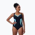 Női egyrészes fürdőruha Speedo Shaping Printed LunaElustre One pieces true navy/berry