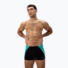 Férfi úszódobozok Speedo Endurance+ MAX Splice Aquashort fekete/türkiz drágakő