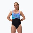 Speedo Shaping Contour Eclipse nyomtatott indigó színű női egyrészes fürdőruha