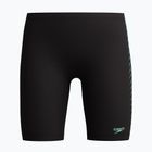Gyermek úszó jammer nadrágok Speedo Plastisol Placement Jammer black/alfalfa green