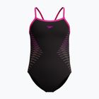 Gyermek egyrészes úszódressz Speedo Platisol Placement Thinstrap Muscleback flare rózsaszín