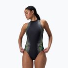 Női egyrészes úszódressz Speedo Printed Hydrasuit türkiz drágakő