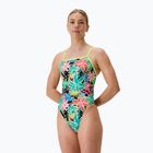Női egyrészes Speedo FL Printed V-Back úszódressz tropicana/fekete