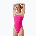Női egyrészes Speedo FL Solid Tri Back úszódressz flare pink/indigo glow