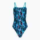 Női egyrészes fürdőruha Speedo Printed Web Back canyon ombre/black