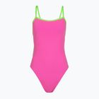 Női egyrészes fürdőruha Speedo Solid Tri neon flamingo