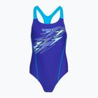 Gyerek egyrészes fürdőruha Speedo Medley Logo Medalist sapphire/mayan blue
