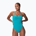 Női egyrészes fürdőruha Speedo Endurance+ Logo Thin Strap Mayan Blue